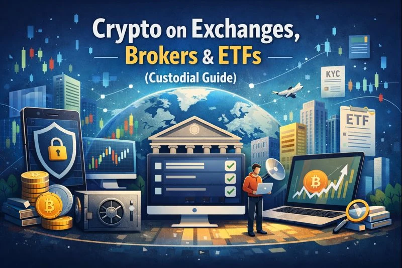 Guide to Custodial crypto on exchanges and ETFs