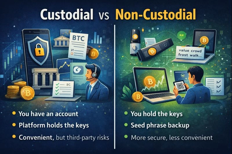custodial vs non custodial